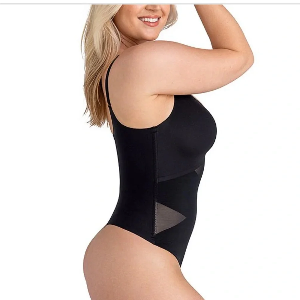 (For towerk2) Honeylove Black Thong Bodysuit - Picture 2 of 6